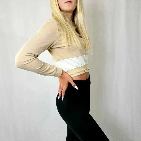 Manière De Voir Cropped Tracksuit Sweatshirt - S - Picture 7 of 8
